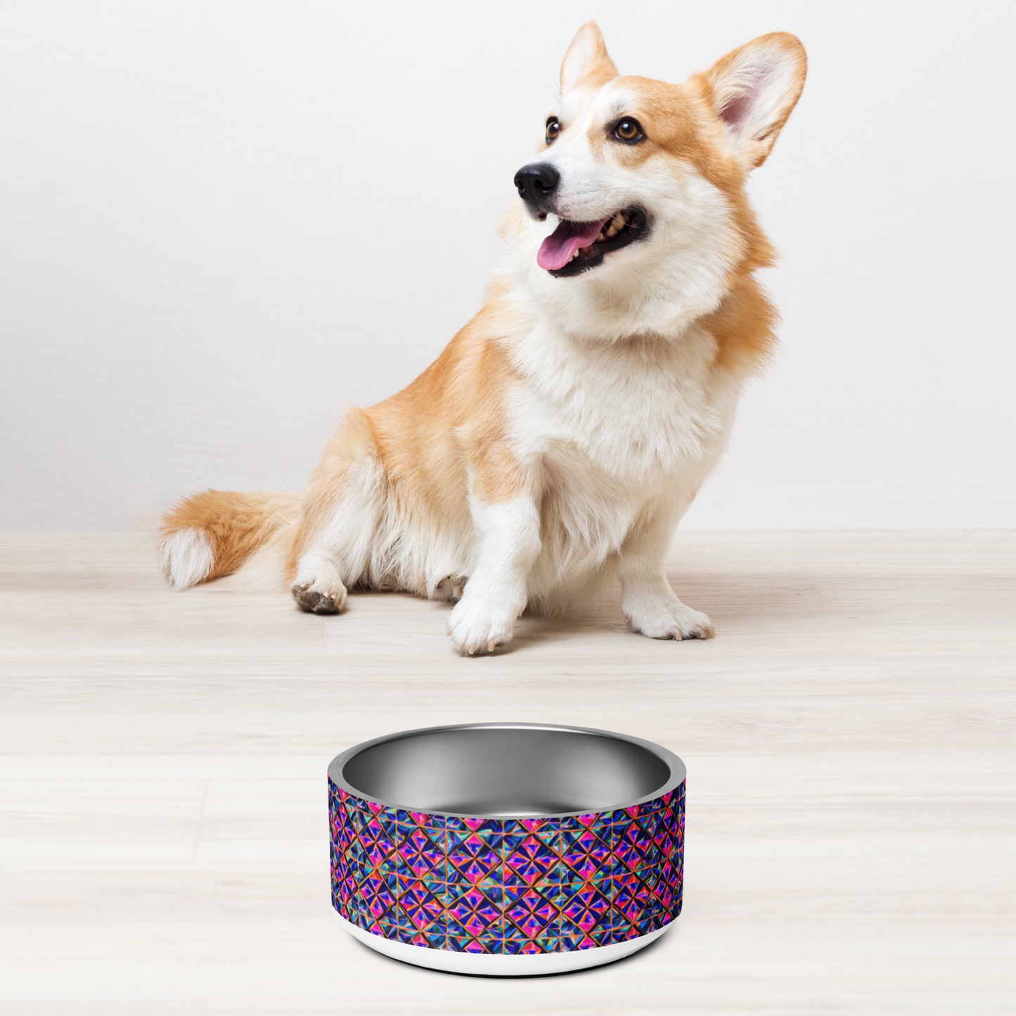 Tri-Fusion Stainless Steel Pet Bowl