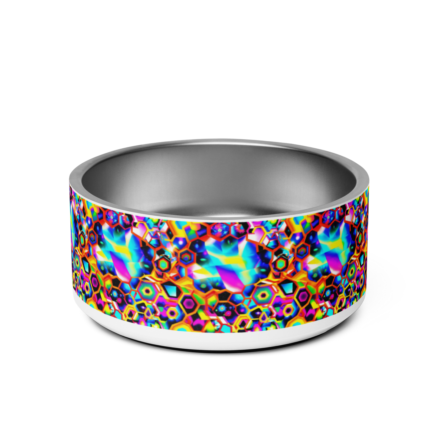 Cosmic Cascade Stainless Steel Pet Bowl