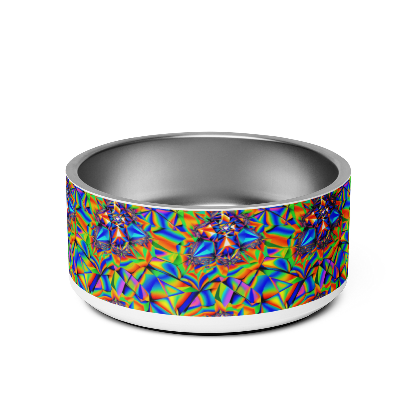 Galactic Glimmer Stainless Steel Pet Bowl