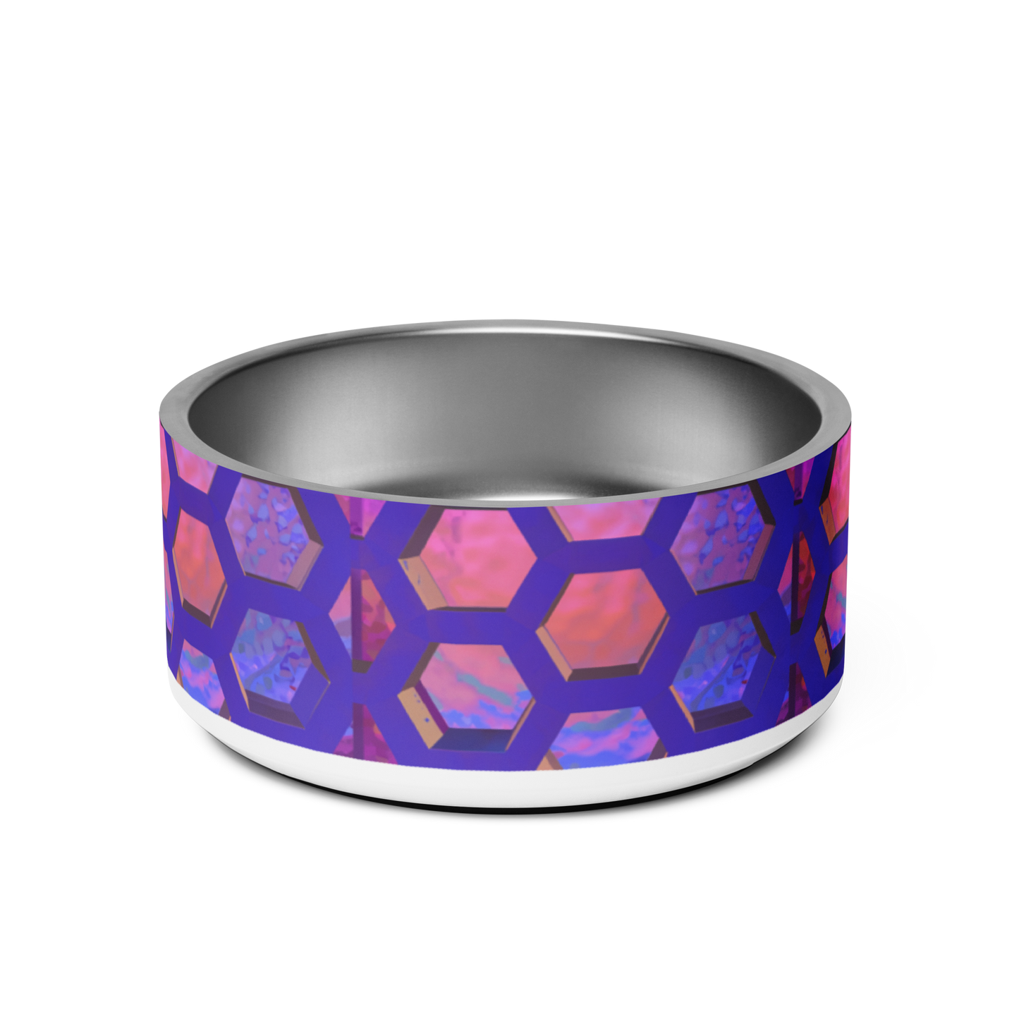 Hexa Bliss Stainless Steel Pet Bowl