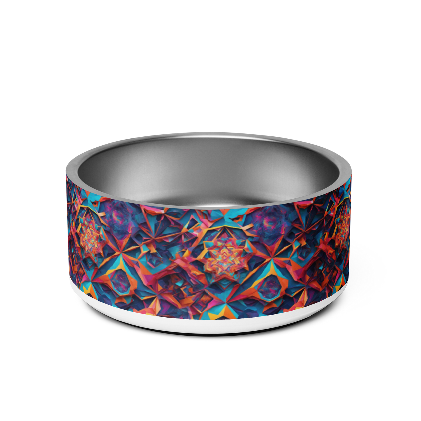 Kaleido Magic Stainless Steel Pet Bowl