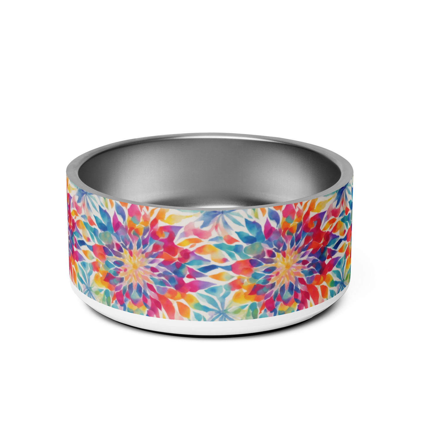 Mandala Mirage Stainless Steel Pet Bowl