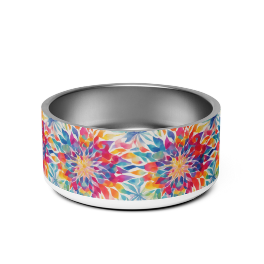 Mandala Mirage Stainless Steel Pet Bowl