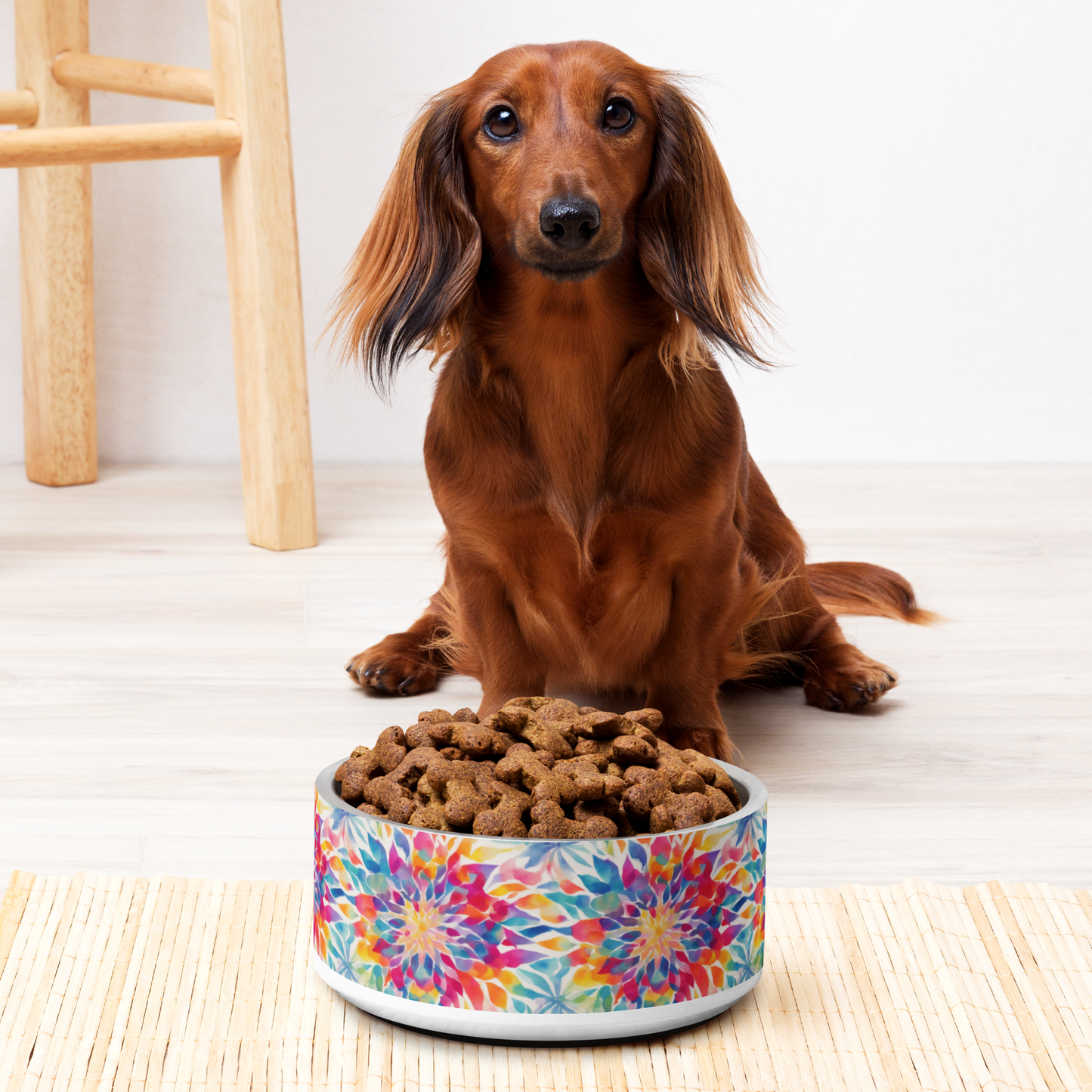 Mandala Mirage Stainless Steel Pet Bowl