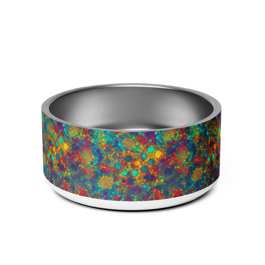 Mosaic Melody Stainless Steel Pet Bowl