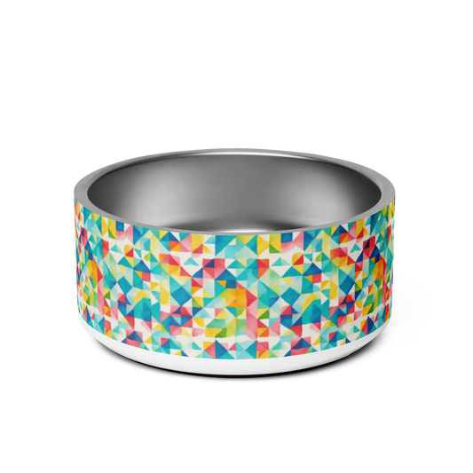 Mosaic Mirage Stainless Steel Pet Bowl