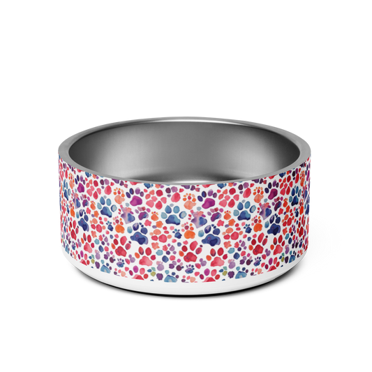 Paw Parade Stainless Steel Pet Bowl