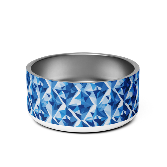 Shattered Spectrum Stainless Steel Pet Bowl