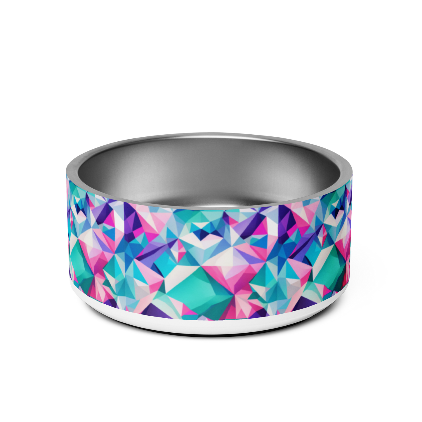 Fractal Flair Stainless Steel Pet Bowl