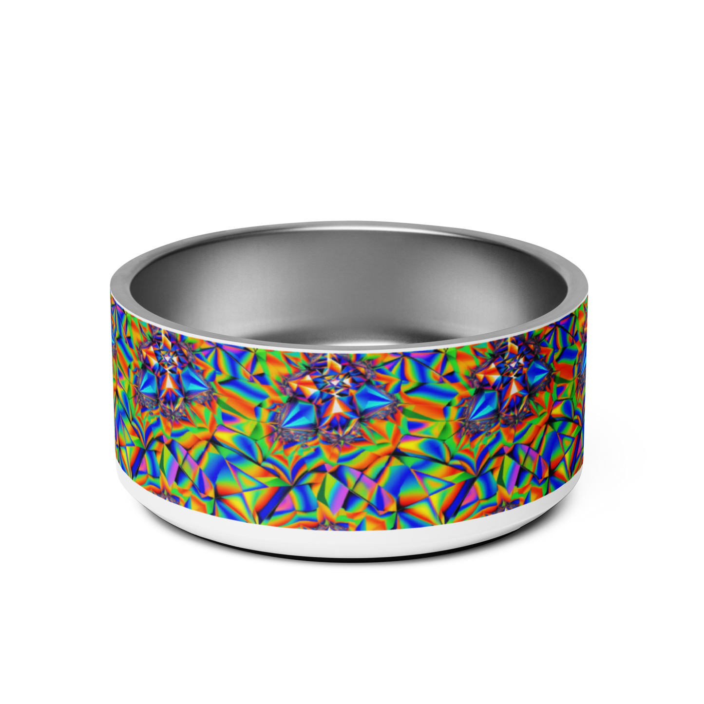 Galactic Glimmer Stainless Steel Pet Bowl