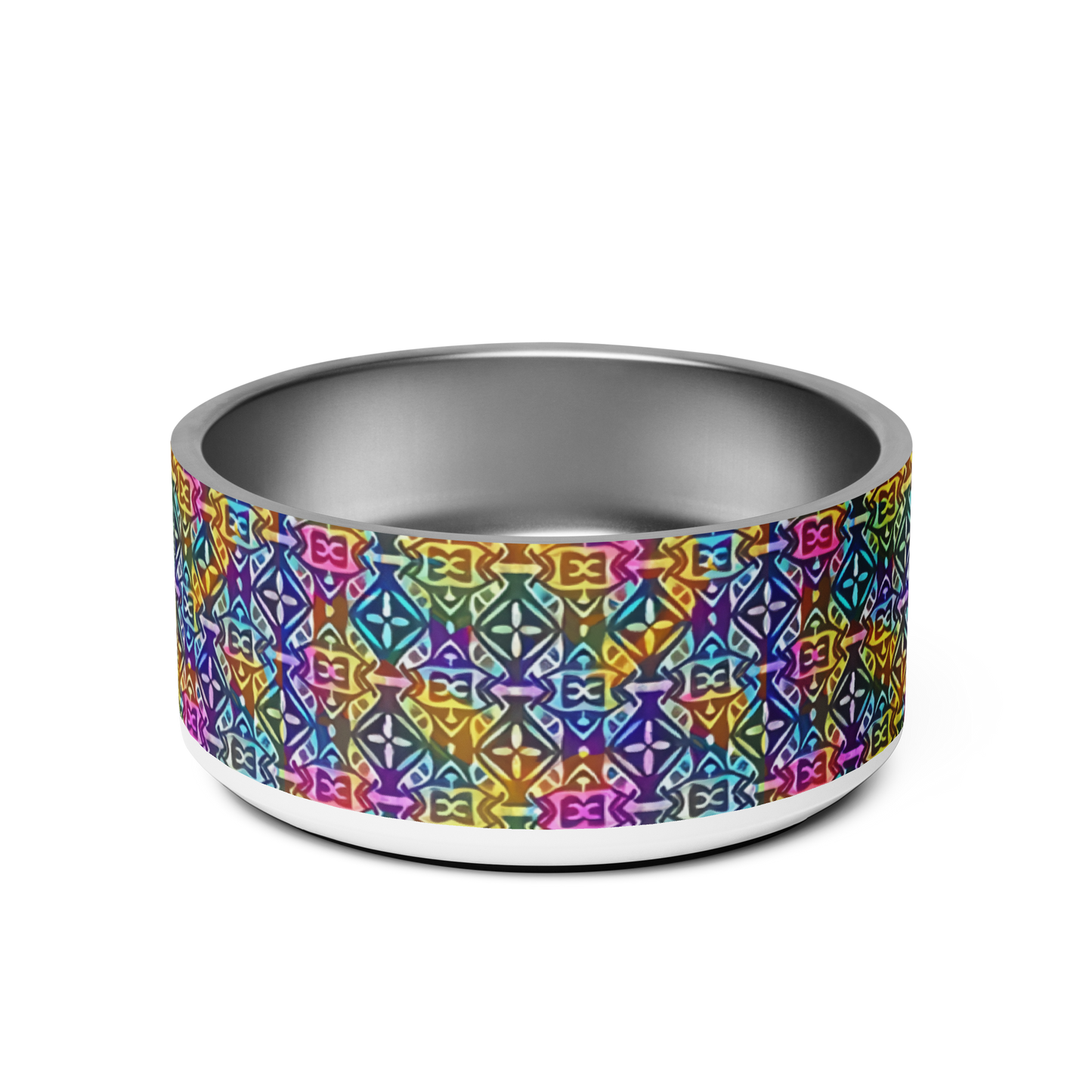 Hypno Hues Stainless Steel Pet Bowl