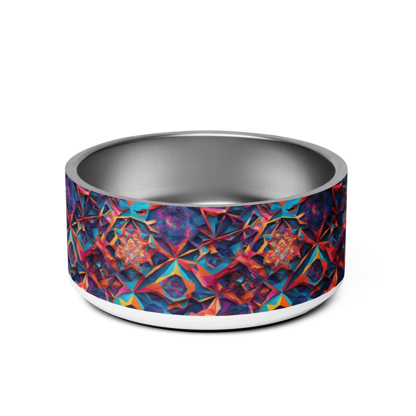 Kaleido Magic Stainless Steel Pet Bowl