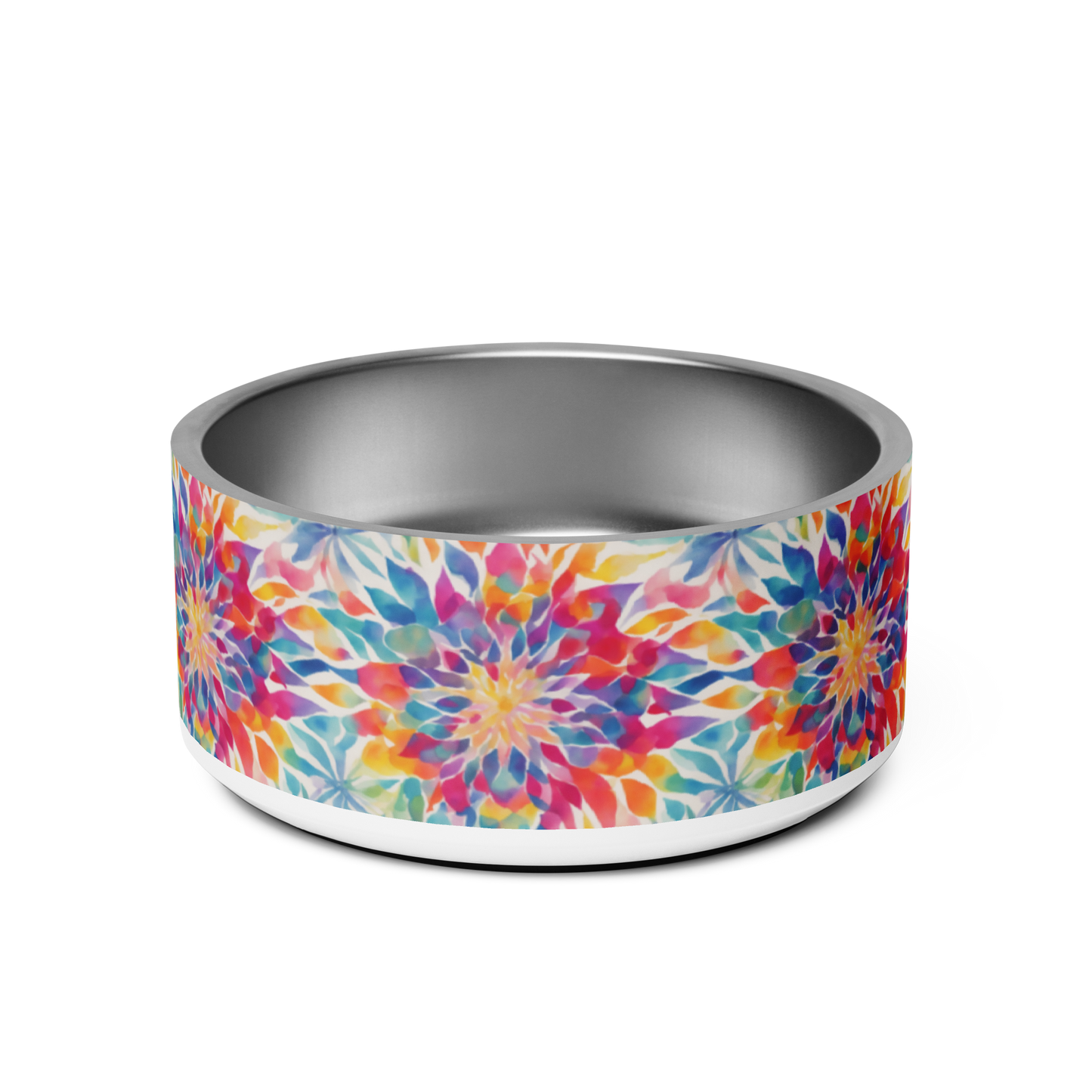 Mandala Mirage Stainless Steel Pet Bowl