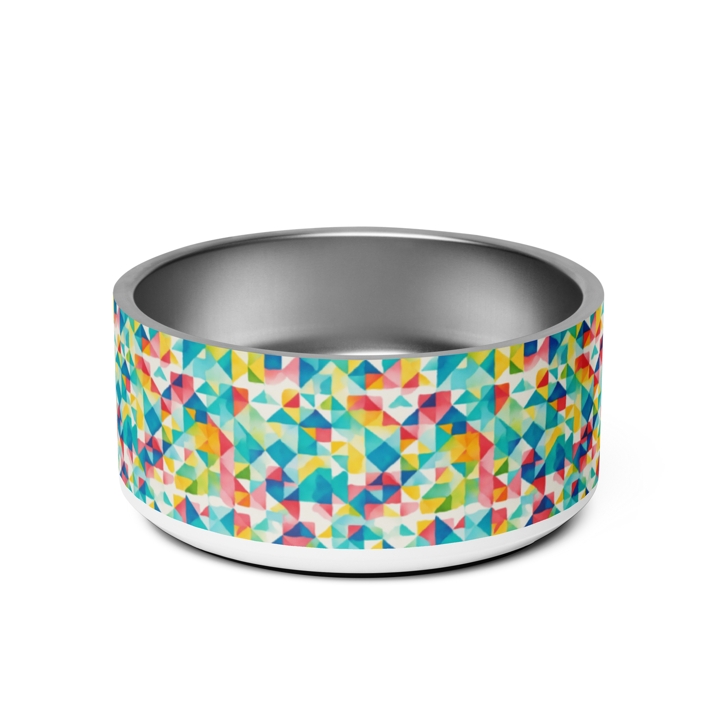 Mosaic Mirage Stainless Steel Pet Bowl