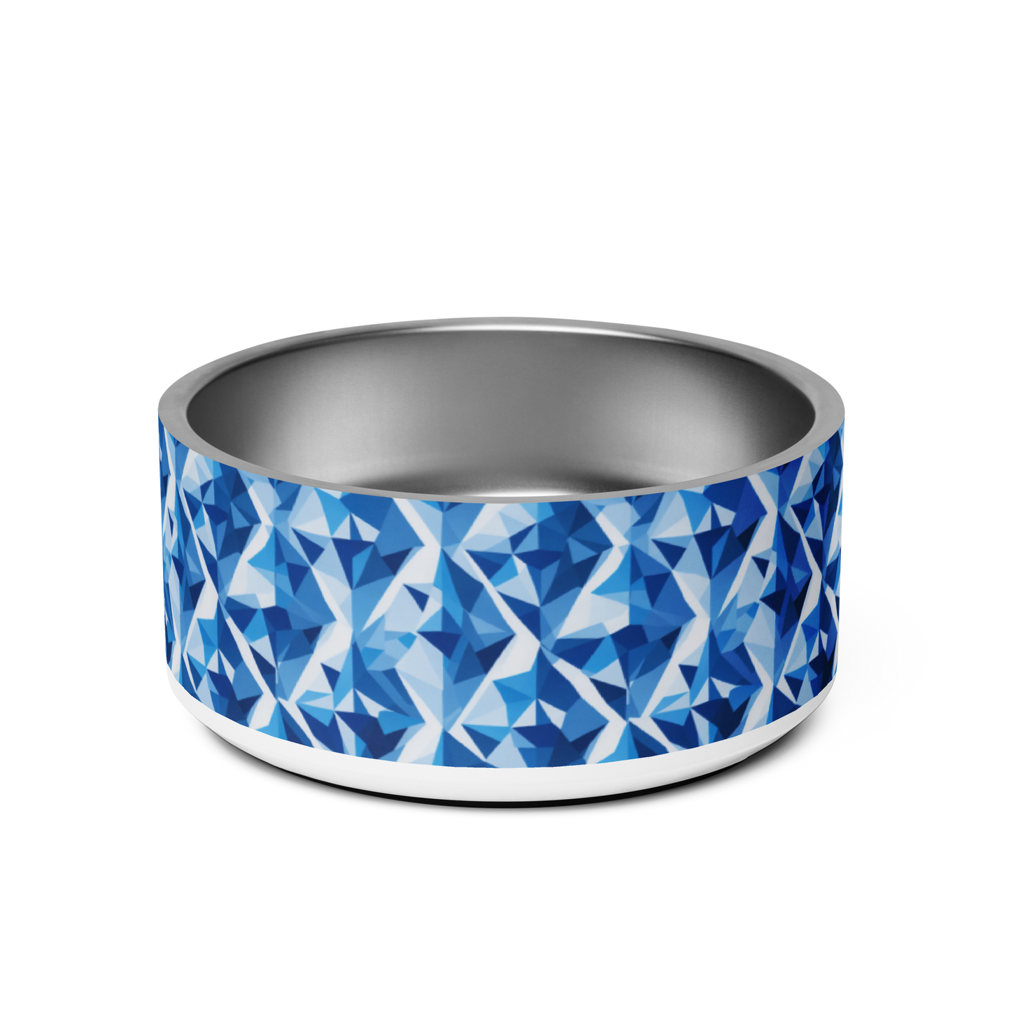 Shattered Spectrum Stainless Steel Pet Bowl