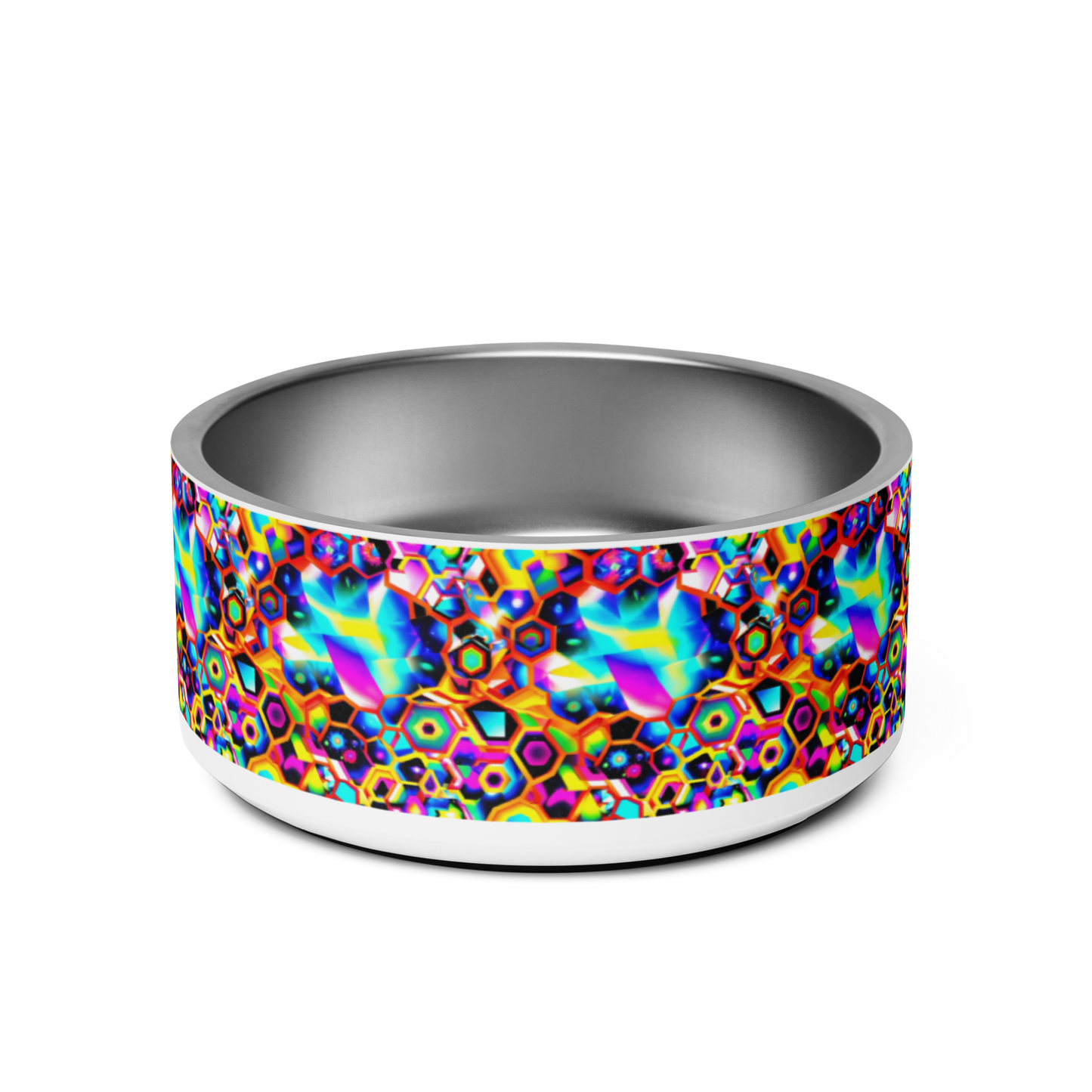 Cosmic Cascade Stainless Steel Pet Bowl