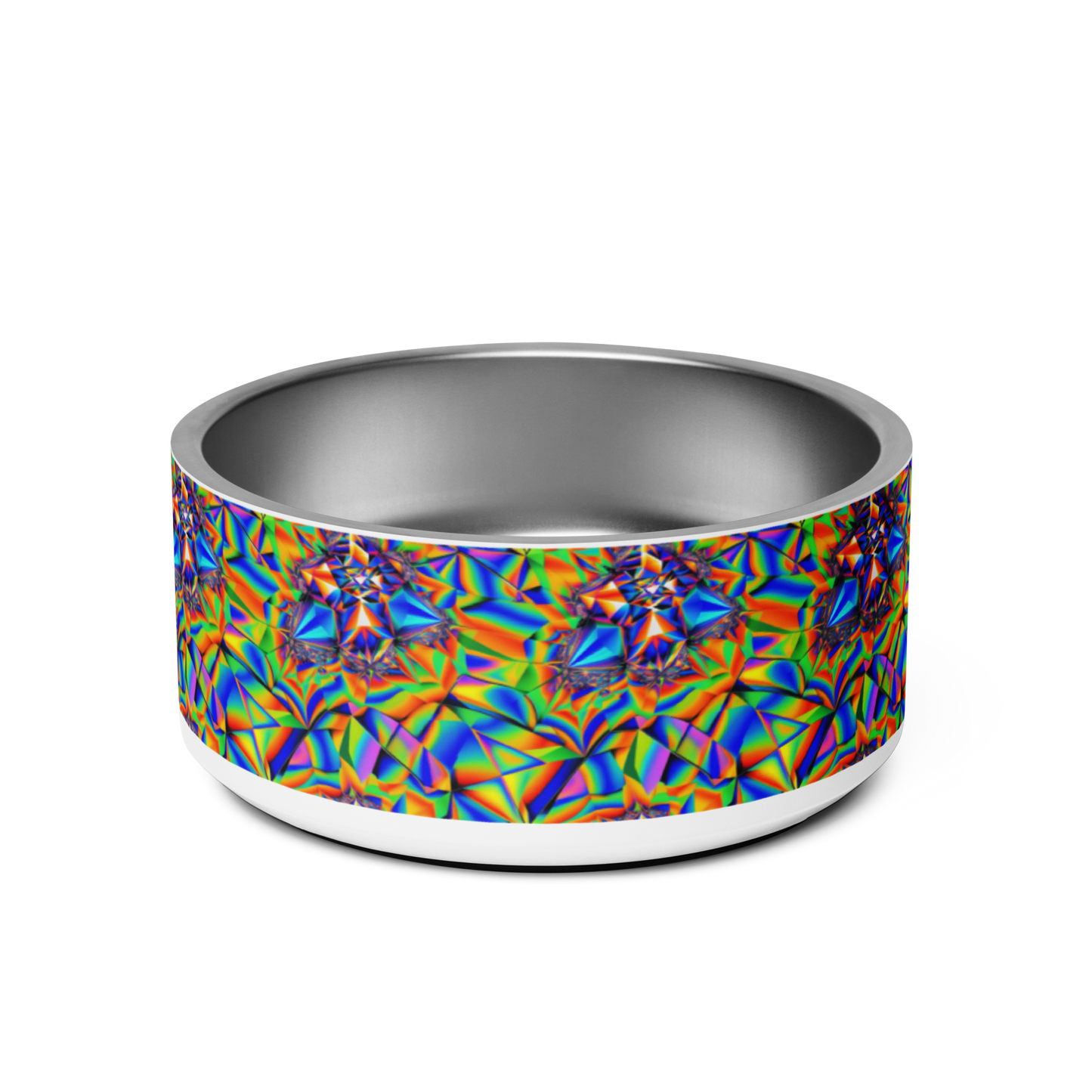 Galactic Glimmer Stainless Steel Pet Bowl