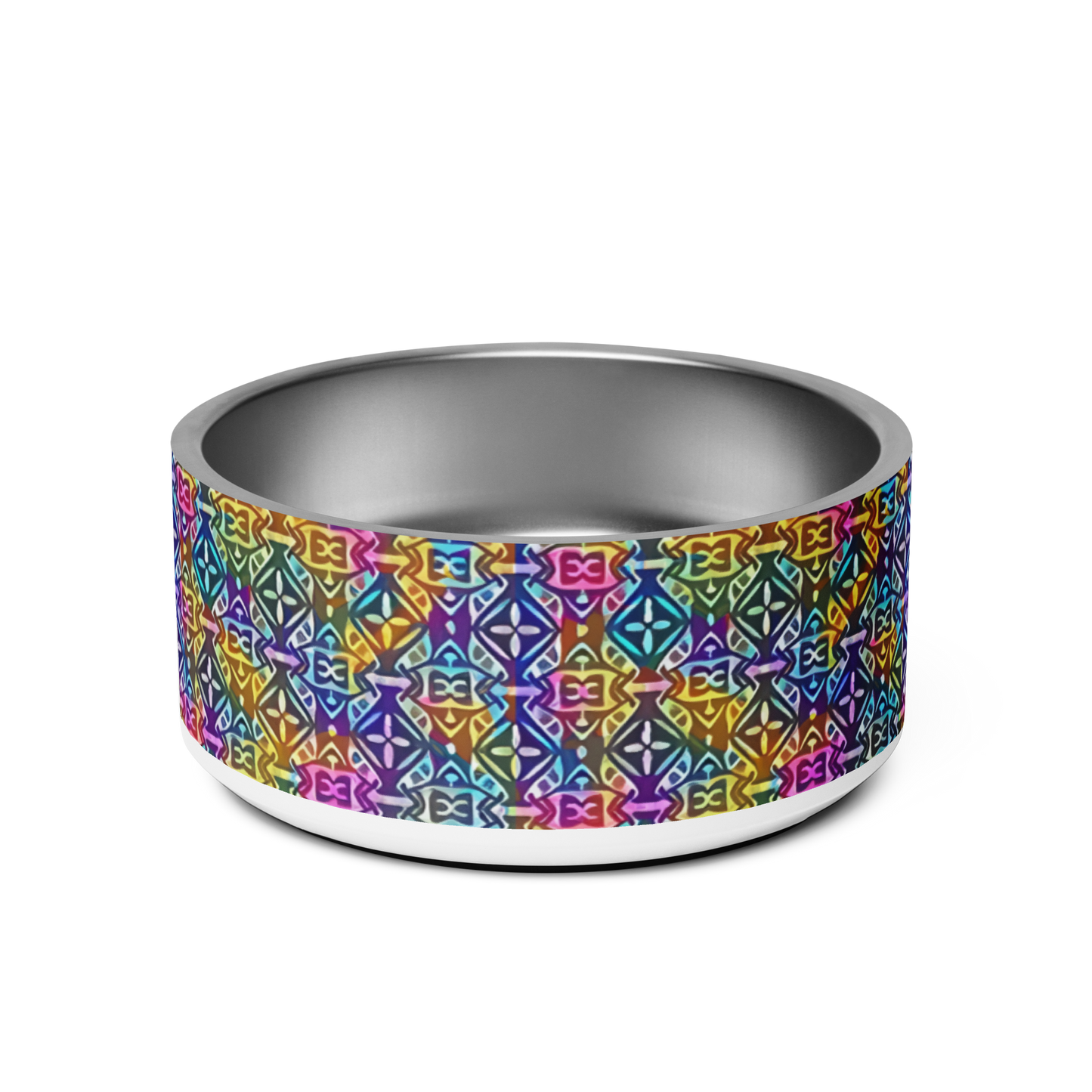 Hypno Hues Stainless Steel Pet Bowl