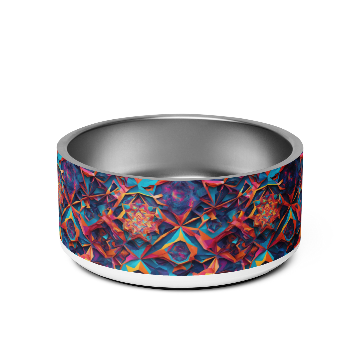 Kaleido Magic Stainless Steel Pet Bowl