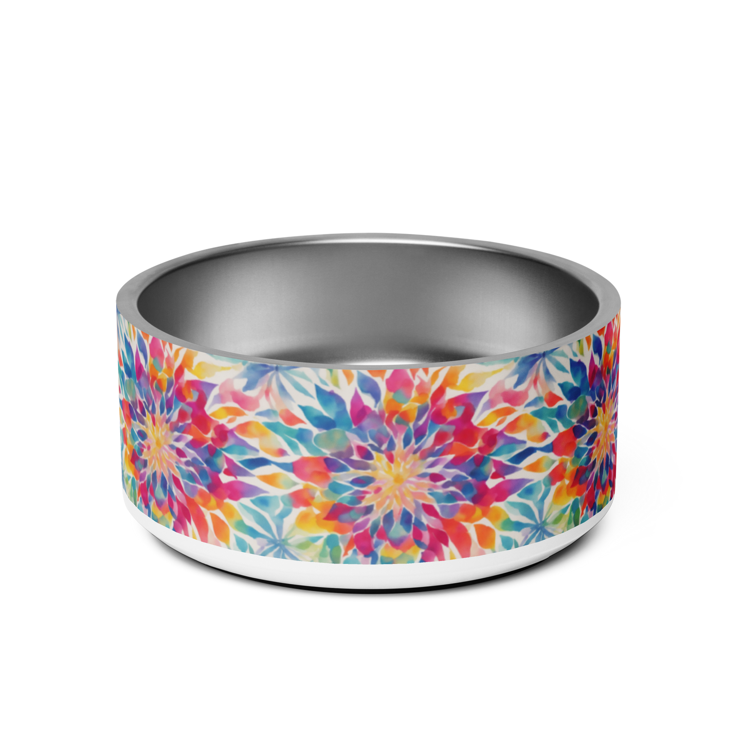 Mandala Mirage Stainless Steel Pet Bowl