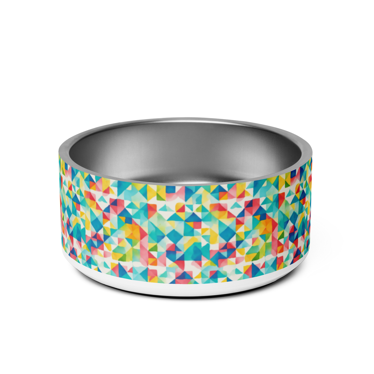 Mosaic Mirage Stainless Steel Pet Bowl