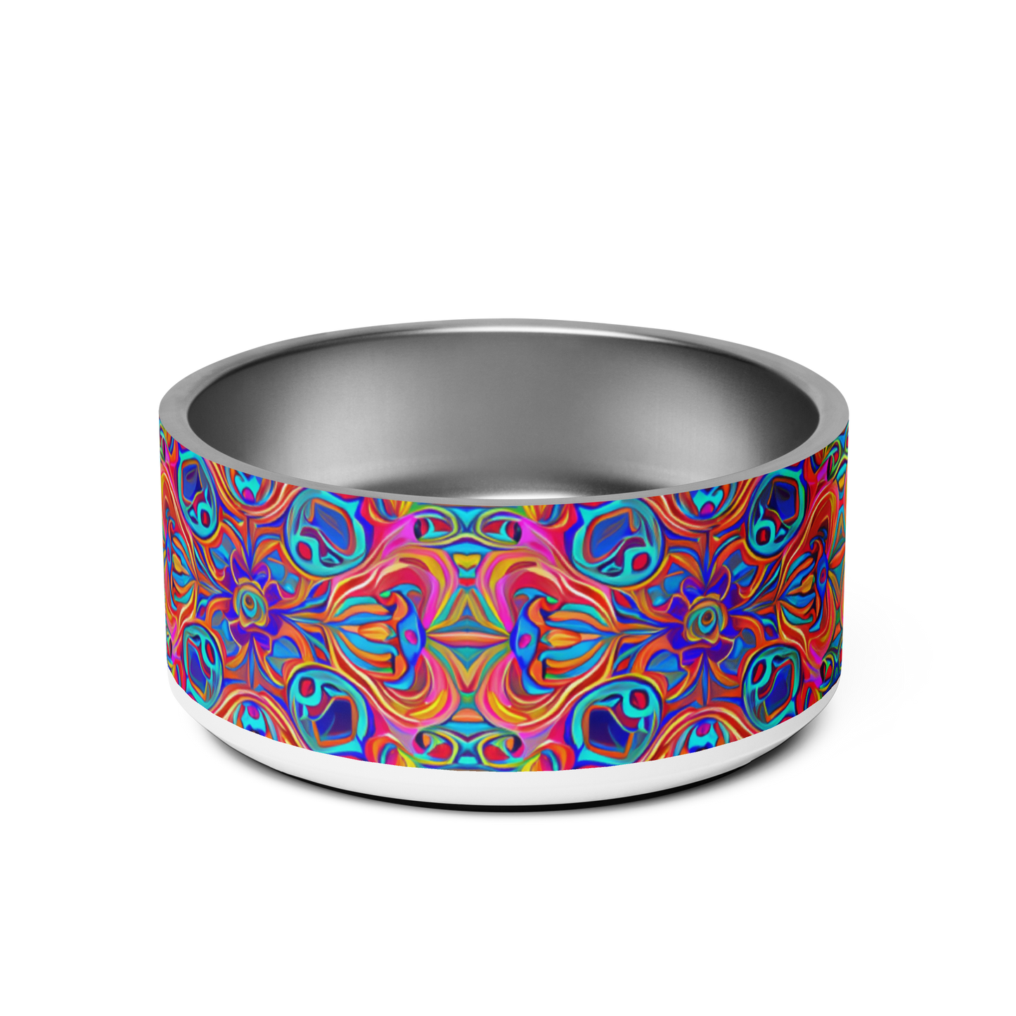 Psychedelic Spectrum Stainless Steel Pet Bowl