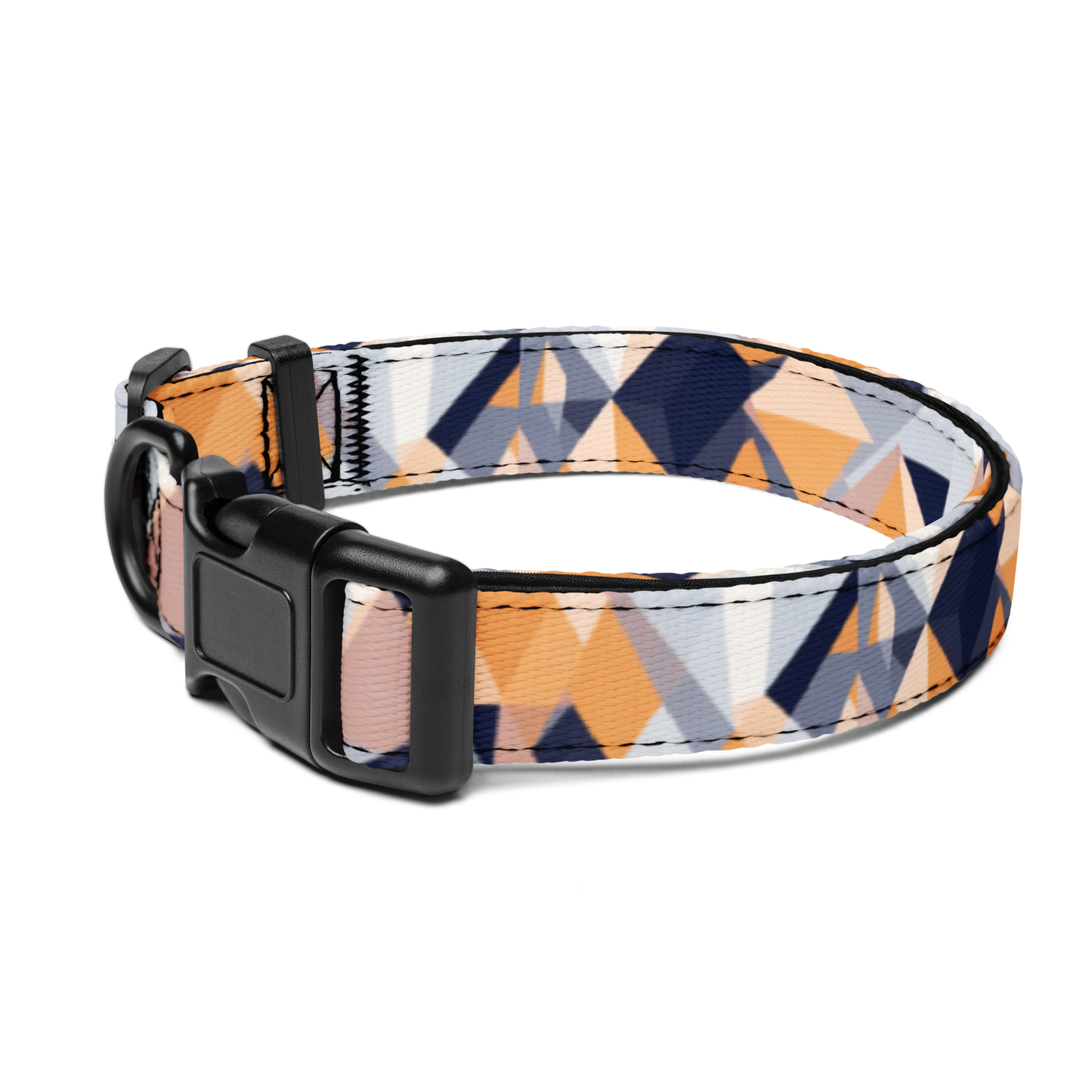 Geometric Groove Pet Collar