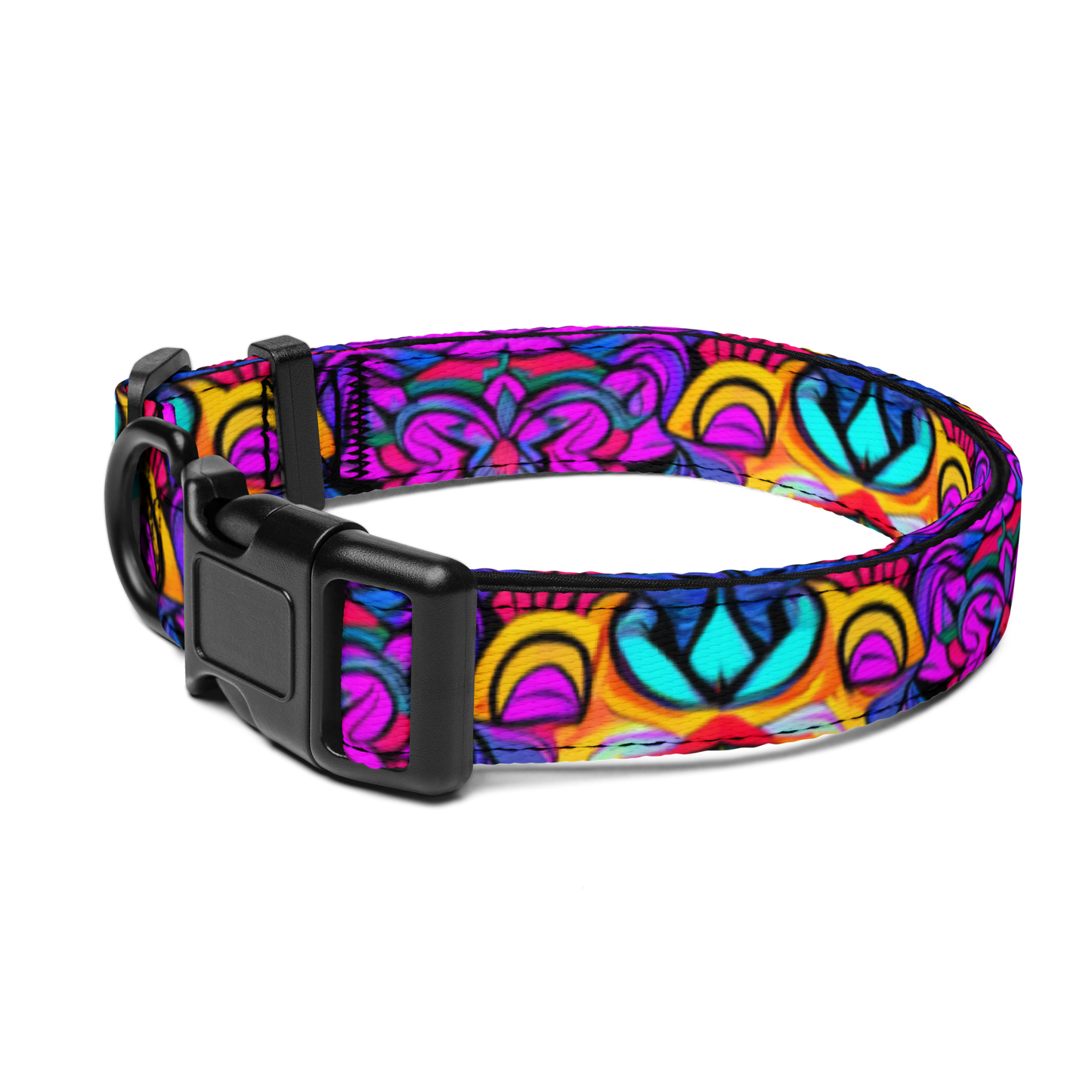 Vibrant Illusions Pet Collar