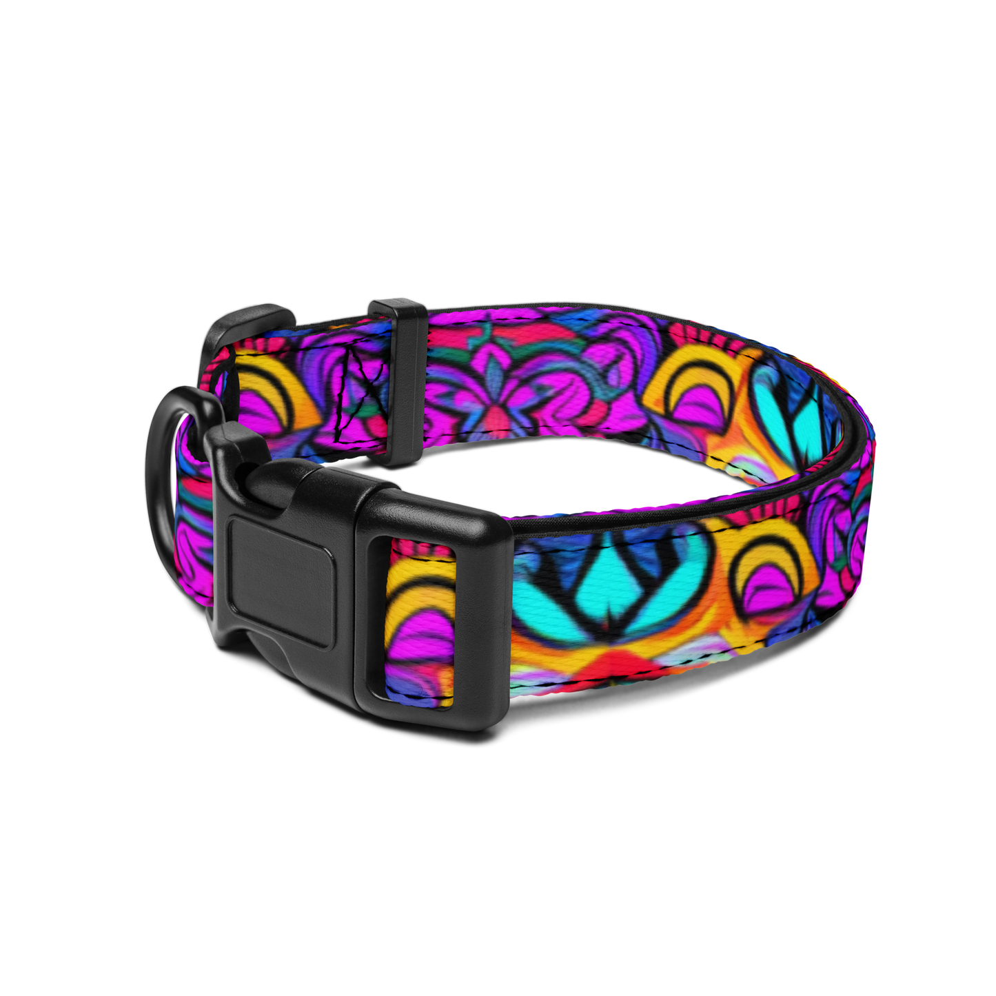 Vibrant Illusions Pet Collar