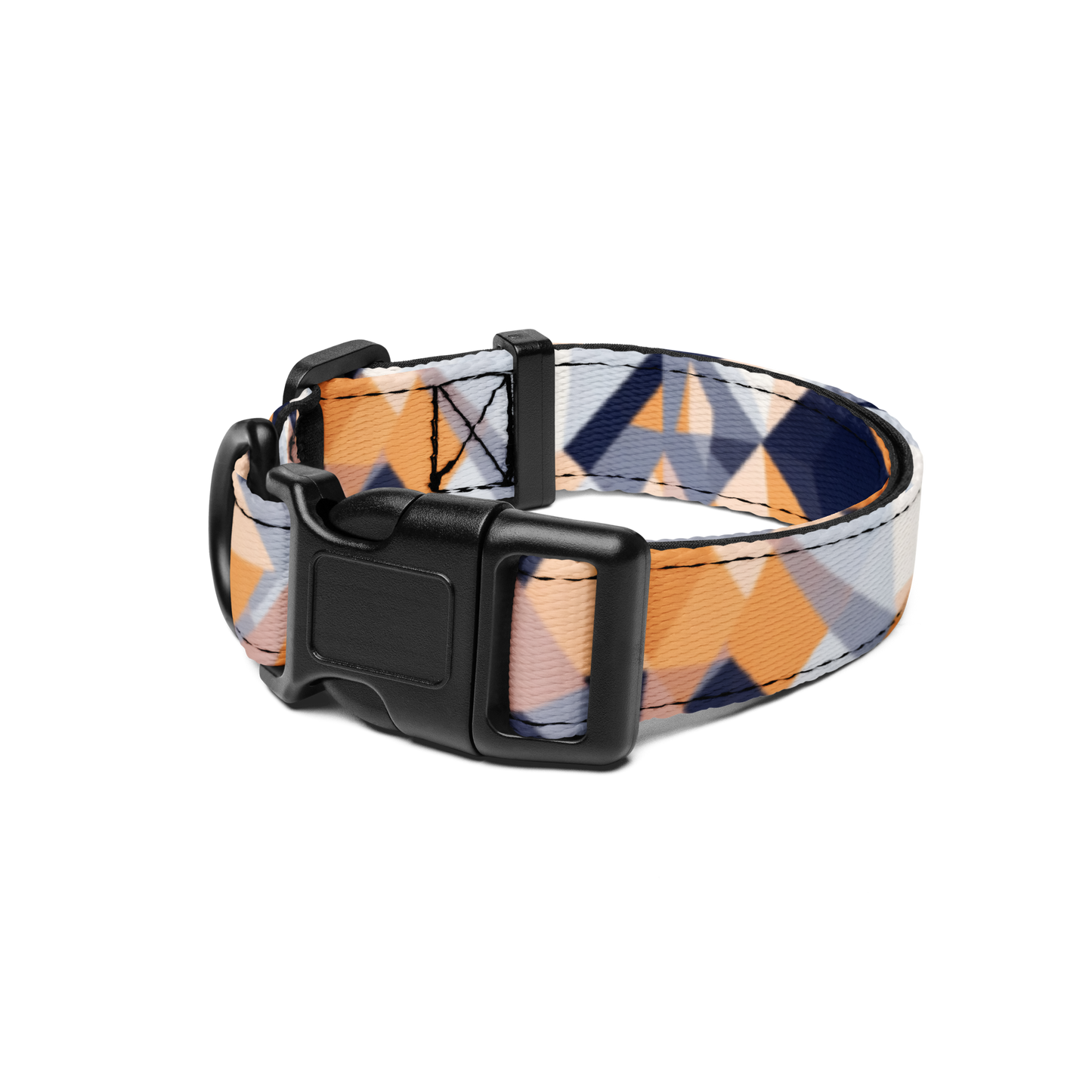 Geometric Groove Pet Collar