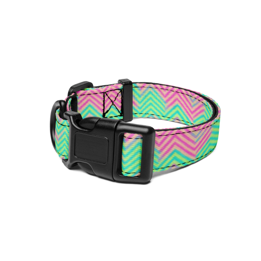 Herringbone Hues Pet Collar