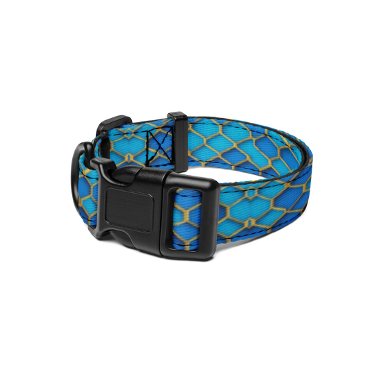 Hexagonal Harmony Pet Collar