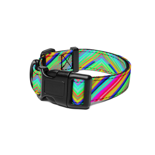 Neon Edges Pet Collar