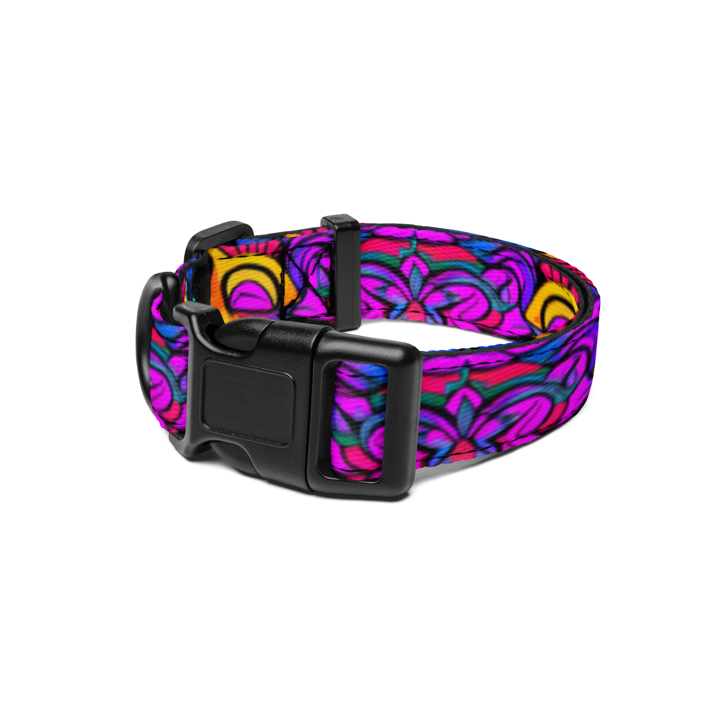 Vibrant Illusions Pet Collar