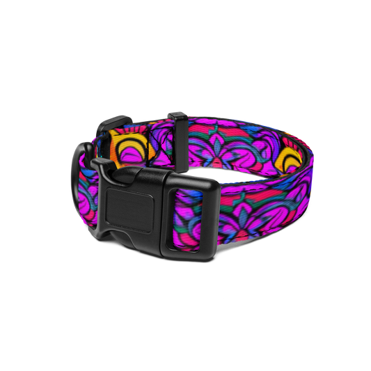 Vibrant Illusions Pet Collar